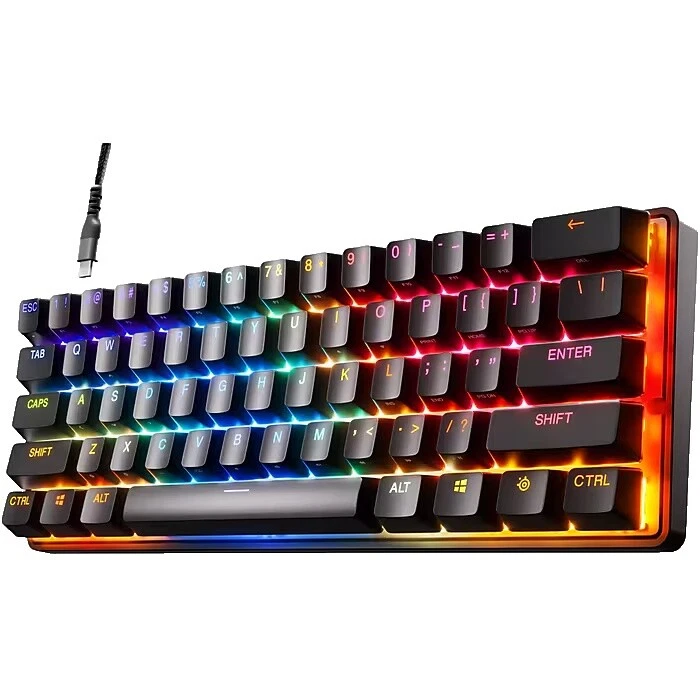Los teclados de ordenador SteelSeries Negro y teclados