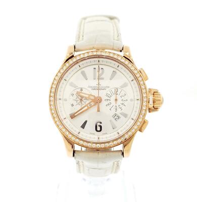 Jaeger LeCoultre Master Compressor 37mm Chrono 18k Rose Gold Diamonds  Q1742411