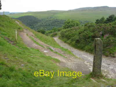 Foto 6x4 Fußweg Kreuzung - oberhalb der Baumgrenze Edale Ende oben auf der c2008