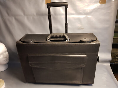 PARAT Pilotenkoffer Werkzeugtasche Werkzeugkoffer Leder Luftwaffe