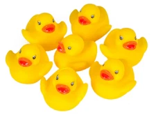  2"  Yellow Baby Rubber Duckies (12 Pack) Individually Packed.  
