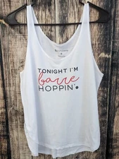 Pure Barre Tonight I'm Barre Hopping Yoga Sleeveless Stretch Tank Top Womens M