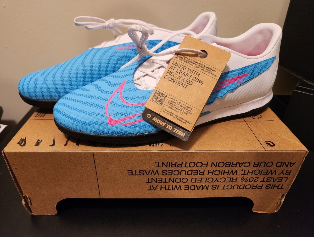 Nike Phantom GX Academy IC - Baltic Blue/Pink Blast - Soccer 