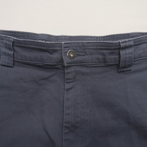 Duluth Flex Firehose Cargo Canvas Shorts 40 Grey Heavyweight Stretch Work 9"L - Picture 3 of 10