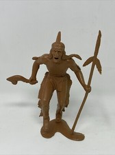 Vintage Louis Marx CO. 1964 Native American Indian Toy Figure Warrior