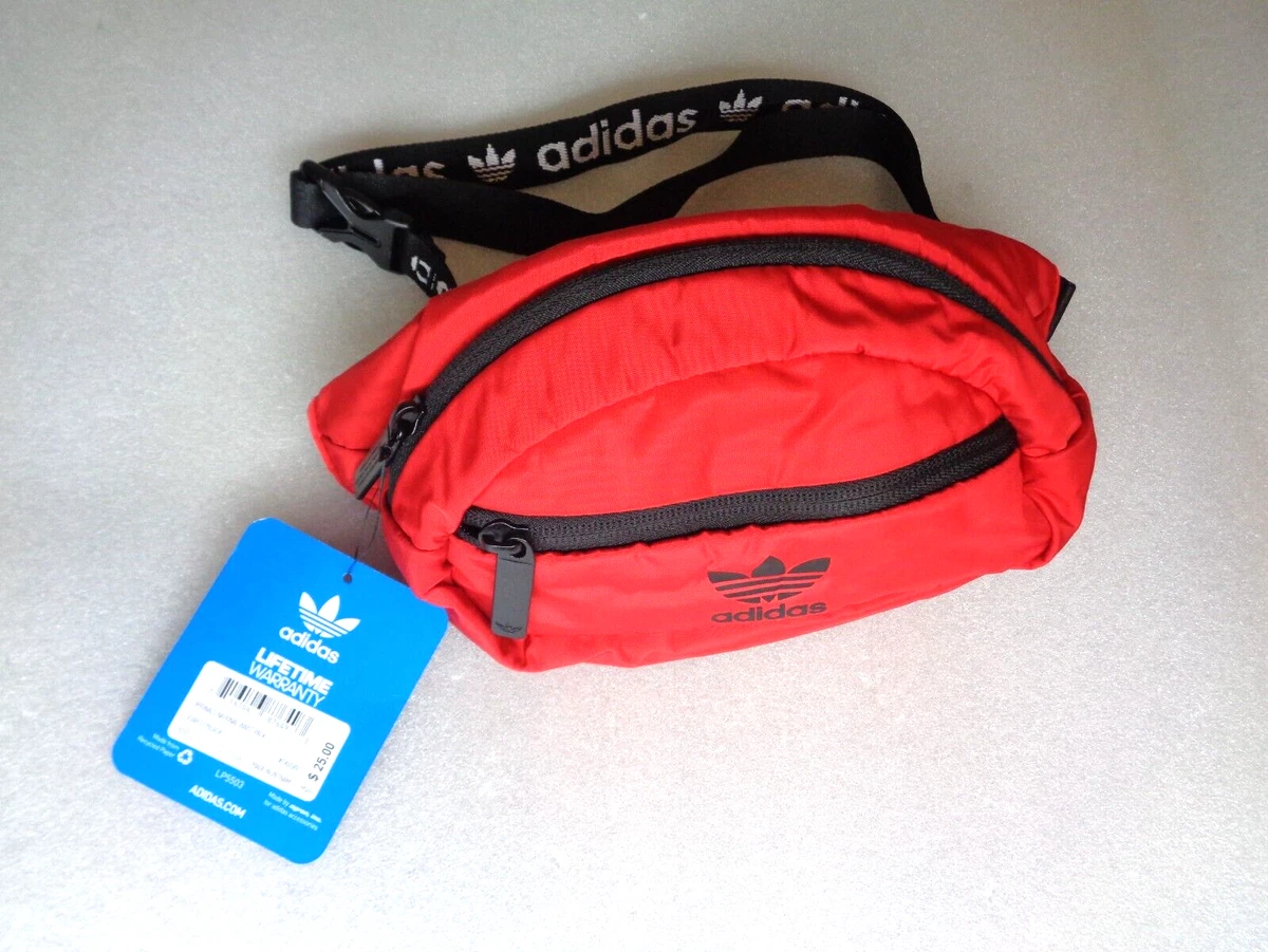 adidas Original National Waist Pack Fanny Pack Travel Purse Red