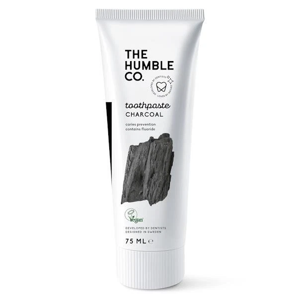 6 x The Humble Co Toothpaste Charcoal 75ml