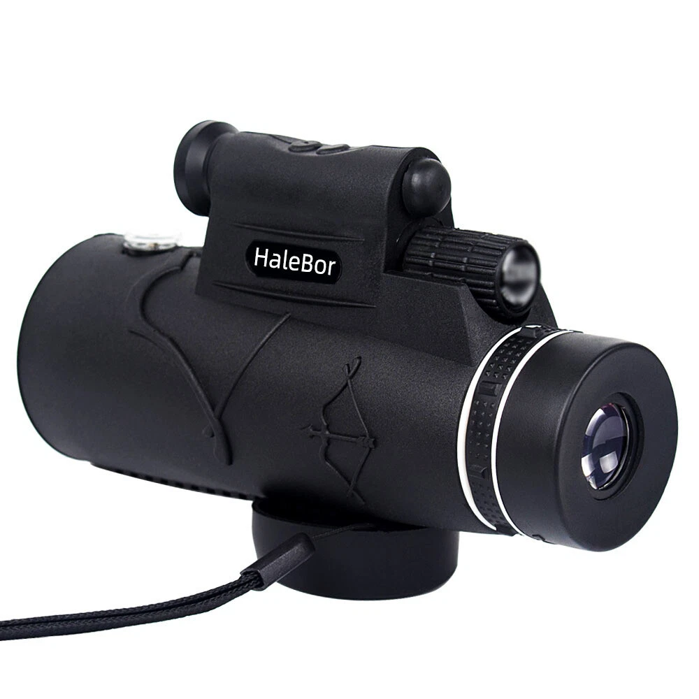 HaleBor BAK4 50x60 Monocular Portable Night Watch Compass Laser