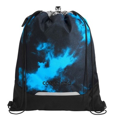coocazoo Gym Bag Sportbeutel Mystic Clouds schwarz blau Neu