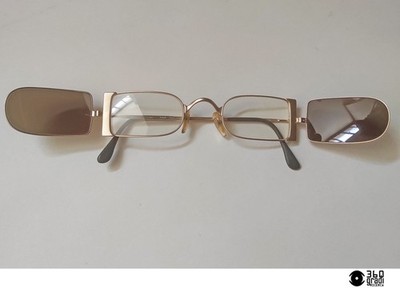 Giorgio Armani 123 703 Sonnenbrille und Brille Vintage 1990s (small-medium)