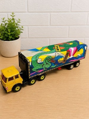 Ryujin Mt. Fuji Art Truck Tin Toy