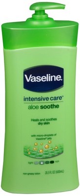 Vaseline Intensive Care Lotion Soothing Hydration 20.3 Oz