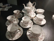 Servizio Da Tea Porcellana Inglese Paragon Victoriana Rose