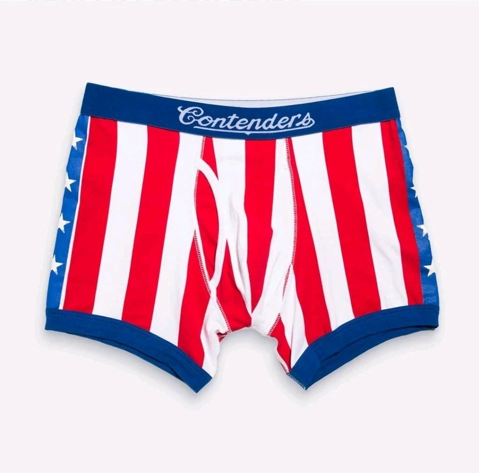 Calzoncillos boxer Contenders bandera americana para hombre rojo blanco azul rayas APOLLO CREED Foto 3 de 4