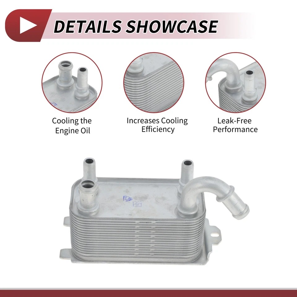 Engine Oil Cooler for Volvo S80 2008-2013 No.6G917A095/30792231 Trans Cooler - Изображение 4 из 4