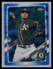 2021 Topps Chrome Sapphire #54 Joakim Soria Refractor Oakland Athletics A's