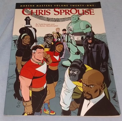 Modern Masters Volume 21: Chris Sprouse by Eric Nolen-Weathington Softcover Book - Image 1 of 2