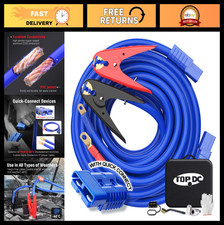 Heavy Duty 1 Gauge Jumper Cables 25ft 800a - Automotive Booster Cables W Clamps Heavy Duty 1 Gauge Jumper Cables 25ft 800a - Automotive Booster Cables W Clamps