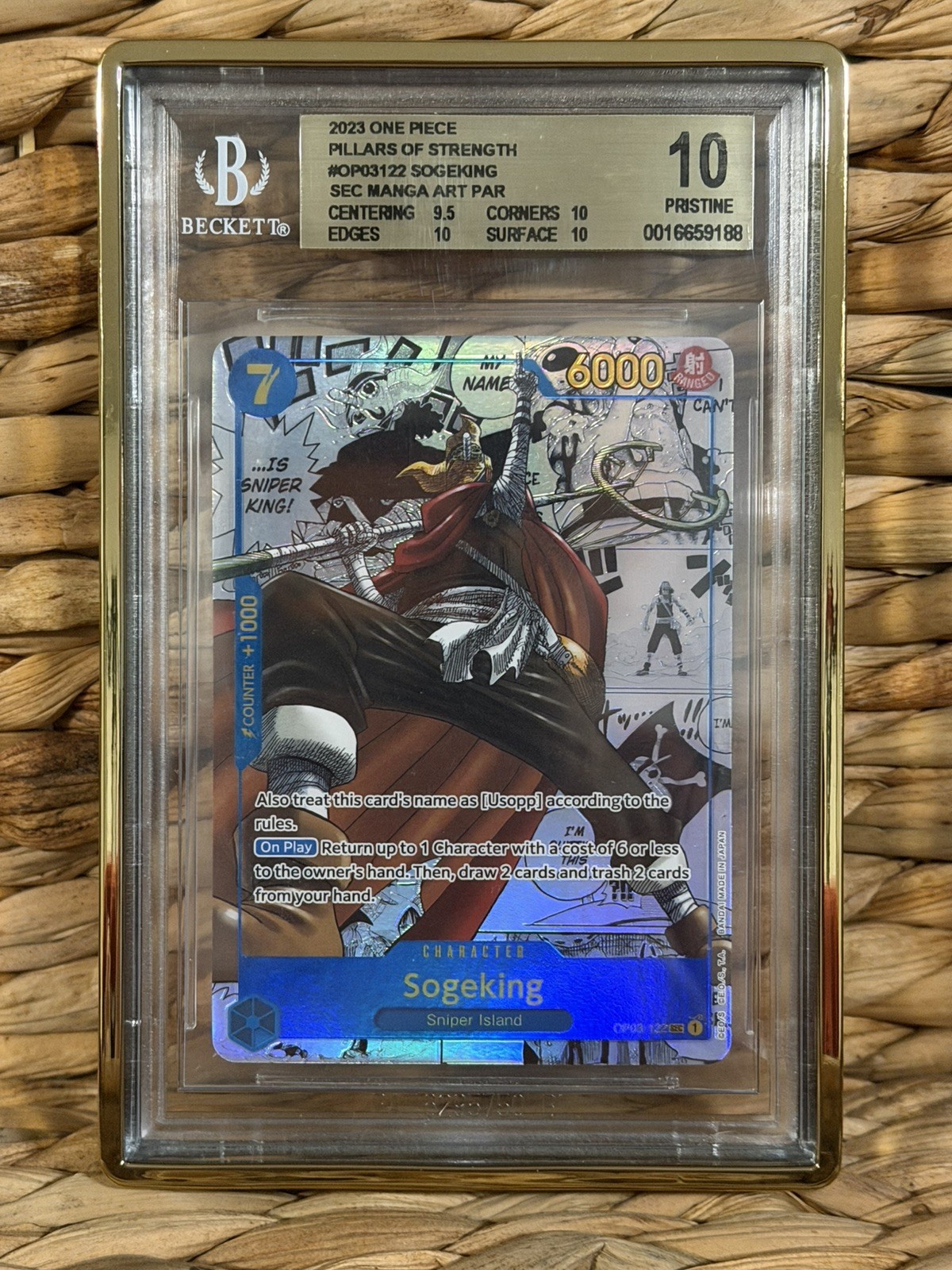 Sogeking 2023 Pillars of Strength #OP03-122 Secret Rare (Manga