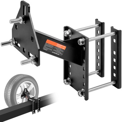 Uimoso Trailer Spare Tire Carrier Mount Holder for 4,5,6 & 8 Lug Stud Wheels