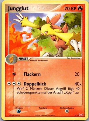Pokémon Jungglut 2/10 Latias Trainer Kit 2003 Deutsch