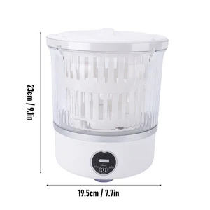 Laveuse 3L Sous-vêtements Lave-linge avec LED écran tactile pour les chaussettes de vêtements de bébé