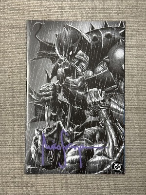 ABSOLUTE BATMAN #7 - MICO SUAYAN SIGNED B&W VIRGIN  C2E2 2025 SECRET DROP