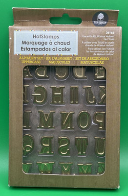 Walnut Hollow HotStamps Upper Case Alphabet Branding Set #26162
