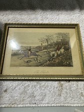 Antique Picture The Burst Hunting Scene H Alken 1850 Engraved 26x18cm