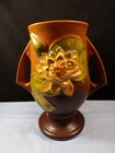 Roseville Pottery 78 -9" Double Handled Water Lily Vase