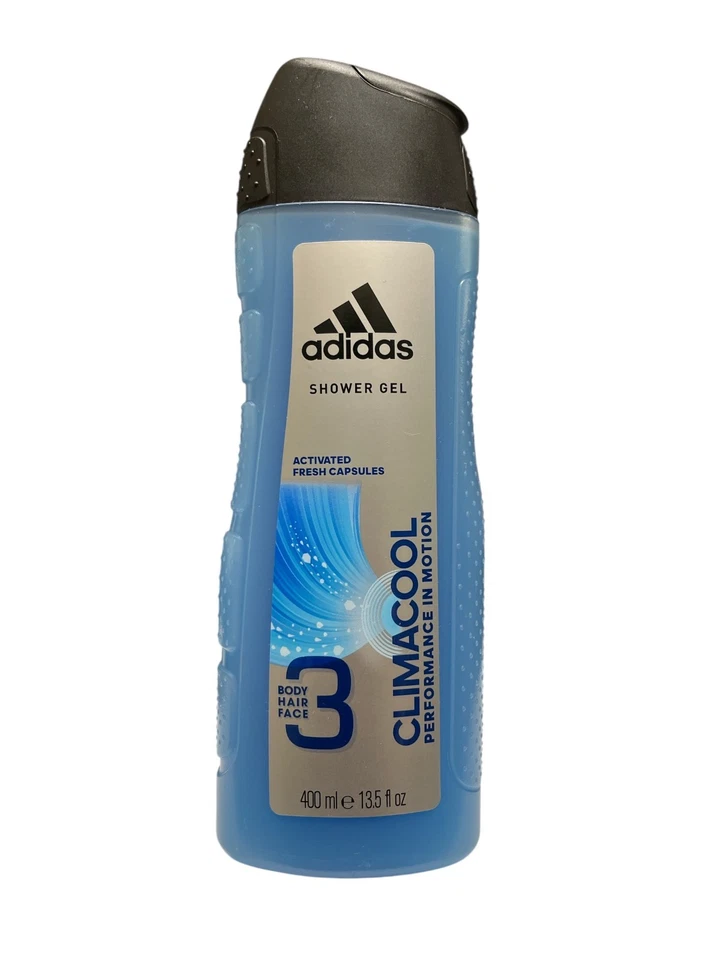 Adidas Climacool 3-in-1 Shower Gel 13.5 fl oz x2, Body Hair Face, Fresh Capsules - Image 2 of 4