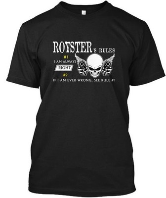 Royster T-Shirt Made in the USA Size S to 5XL