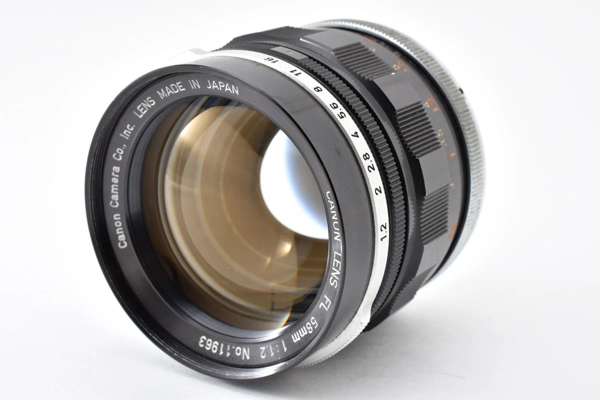 Canon FL f/1.2 Camera Lenses 58mm Focal for sale | eBay