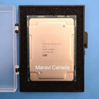 SRFPN Intel Xeon Gold 6234 3.3GHz 8-Core LGA3647 24.75MB 130W CPU Processor