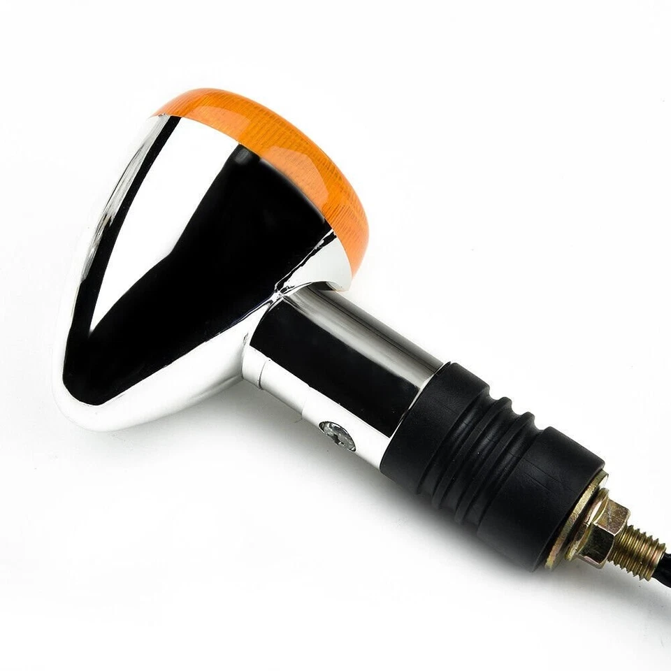 4pcs Motorcycle Turn Signal Indicator Light Blinker for kawasaki Suzuki Honda - Image 4 of 4