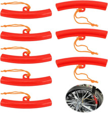 Smontagomme Moto 8 Pezzi Utensili Protezione Cerchioni Rosso Accessori Cambio Pn