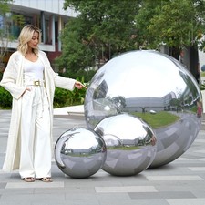 AplusChoice Big Shiny Inflatable Mirror Balls 3PCS with Electric Air Pump