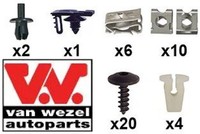 VAN Wezel 4929794 Montagesatz FüR StoßFäNger FüR Seat