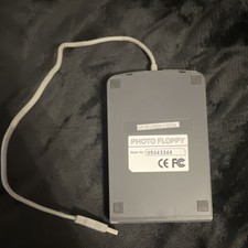 Photo Floppy USB External Floppy Disk Drive, USB-Powered, Gray, for PC