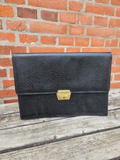 Leder-Aktentasche handgefertigt NOS Originalb...