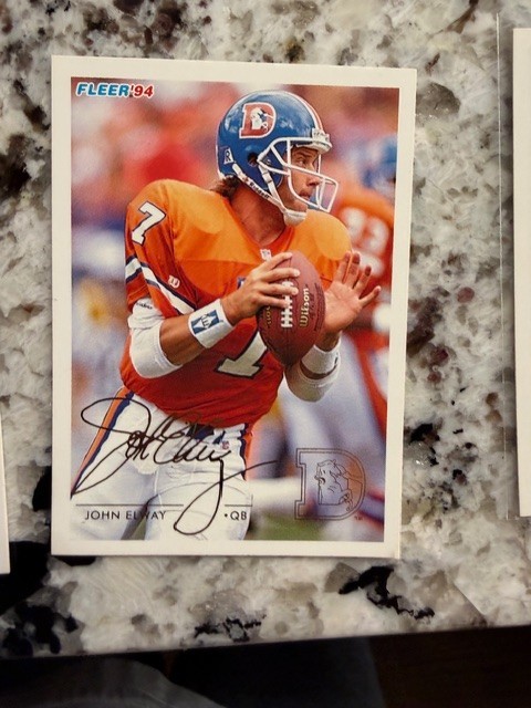 1994 FLEER NFL FOOTBALL CARD DENVER BRONCOS JOHN ELWAY #135 | eBay