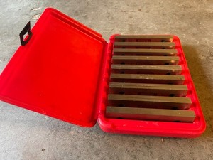 SPI Machinists Parallel Set, 18 Piece, 6", 1/4" Wide, .0002" Accuracy, w/case