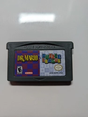 Nintendo Dr. Mario & Puzzle League Puzzle Game Boy Advance NTSC-U/C