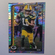 2025 TOPPS CHROME PULSAR REFRACTOR #107 JAYDEN REED PACKERS