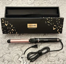 Wavytalk Automatic Rotating 1" Ceramic Curling Iron - Pale Pink