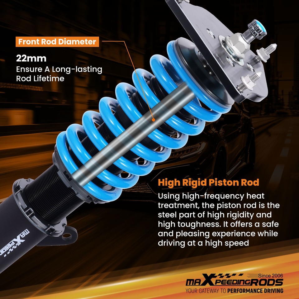 MaXpeedingrods T6 Coilover Suspension Kit for Mini Cooper R50 Cooper ...