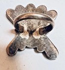 ZUNI SUNFACE CHIEF STERLING SILVER RING WITH STONE INLAY 1.5/8"- Size 5.5 — photo 3