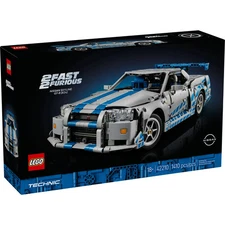 LEGO® Technic Nissan Skyline GT-R R34 42210 1410 Pcs Drift Function Fast Furious