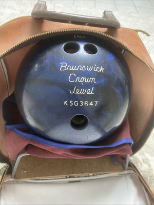 Vintage Brunswick Bowling Set   Kugel & Originaltasche