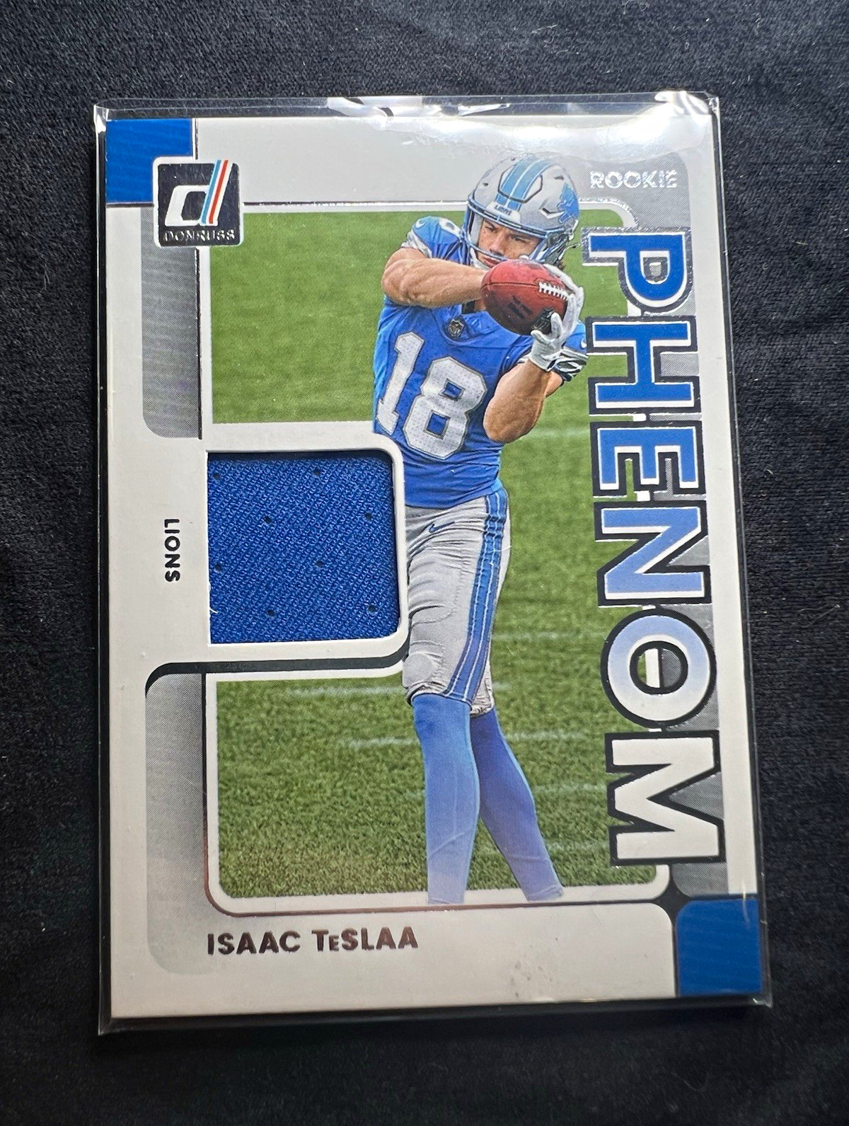 Isaac TeSlaa Panini Donruss Rookie Phenom Jerseys #RPJITA Base